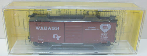 Kadee HO scale 5208 - 40' PS-1 Boxcar Single 8' Wabash Rd#7609