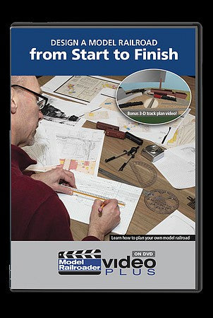 Kalmbach 15368 Design a Model Railroad from Start to Finish DVD