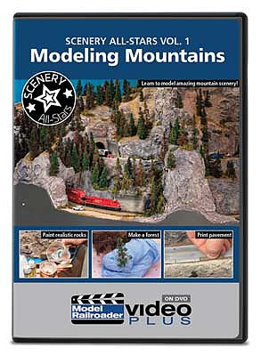 Kalmbach 15349 Scenery All-Stars Volume 1: Modeling Mountains DVD