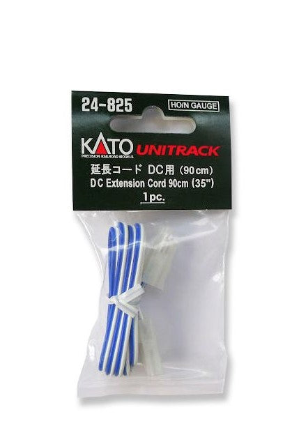 Kato 24-825 HO / N Gauge 35" Unitrack DC Extension Cord (90 cm)