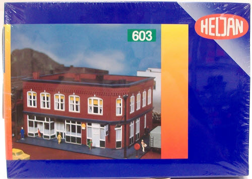 Heljan 603 Con-Cor N Crookville Bank Block Building Kit