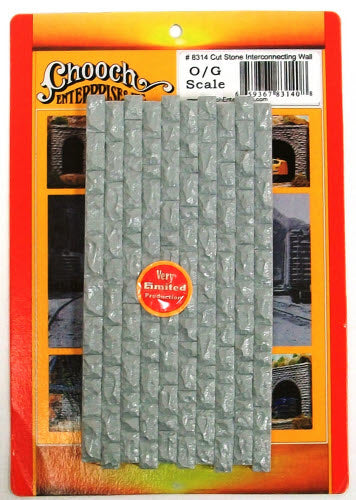 Chooch Enterprises 8314 O / G Scale Cut Stone Retaining Wall Large