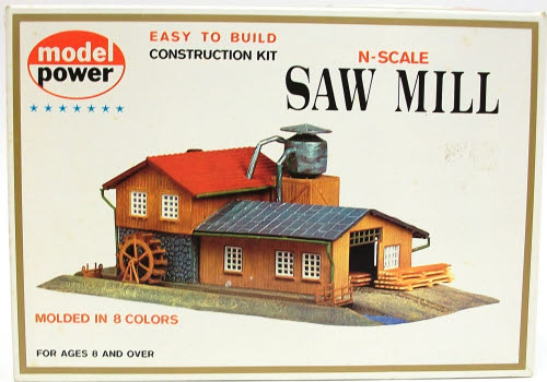 Model Power 1523 N Scale Saw Mill Building Kit