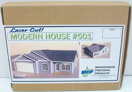 Mountaineer Precision Products 501 Modern House HO Kit