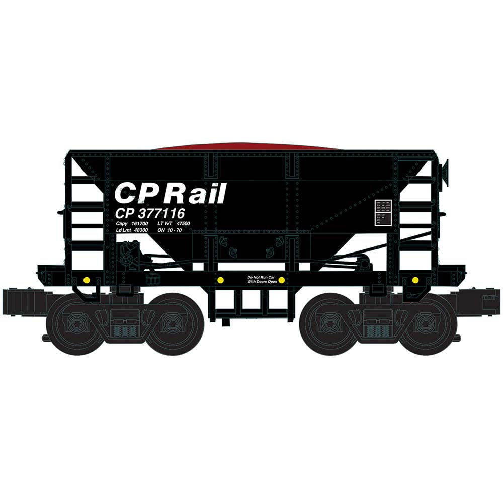Williams 48503 O Canadian Pacific 70-Ton Ore Car - 3-Rail Ready to Run