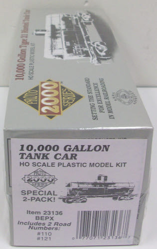 Proto 2000 23136 HO Life Life 23136 BEPX Tank Car Kits (Set of 2)