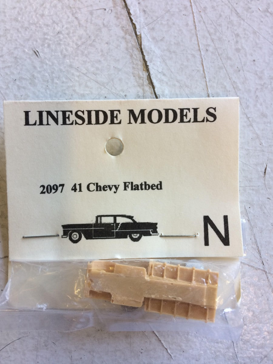 Lineside Models 2097 N Resin '41 Chevy Flatbed