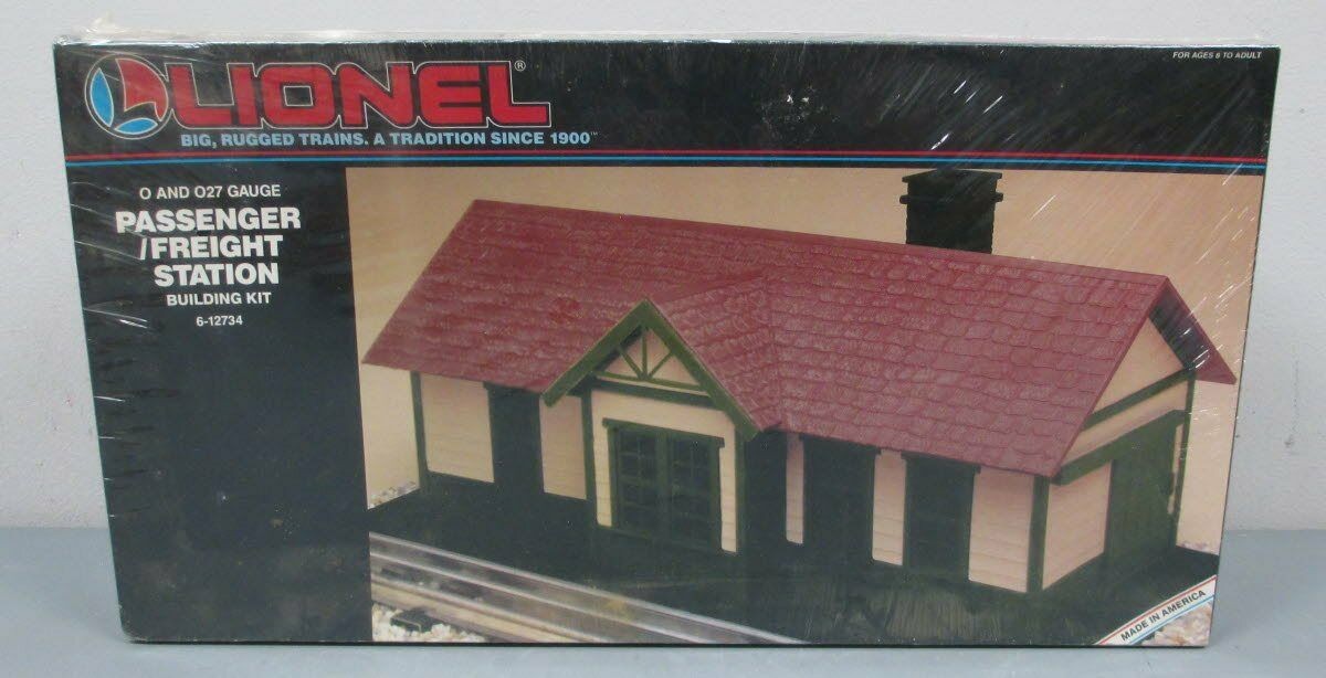 Lionel 12734 O Scale Passenger and Frieght Station Building Kit