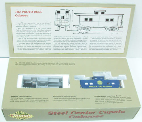 Proto 2000 8274 Life Like HO N&W Caboose Kit