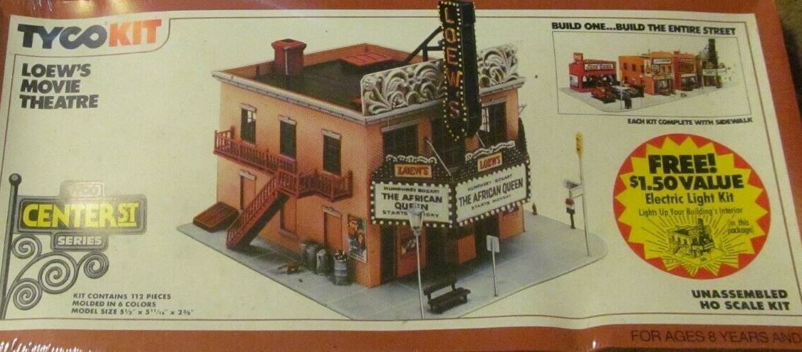 Tyco 7799 HO Loew's Movie Theatre Building Kit