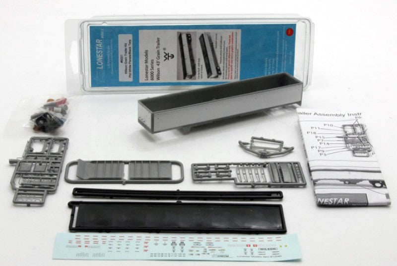 Lonestar Models LS6001 HO Wilson Grain Car W/Black Tarp Kit