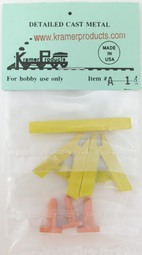 Kramer A14 O-Scale Safety Cones & Barricade