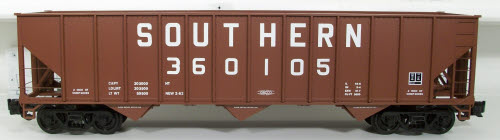 Aristo-Craft 41413P G Scale Southern 3 Bay 100 Ton Hopper #360105