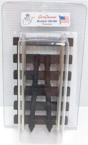 Gargraves 300-BK O Gauge 3 Rail Black Track Bumper