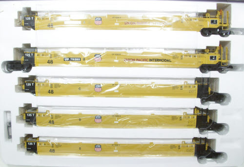 USA Trains R17153 G Union Pacific 5 Unit Intermodal Container Car Set