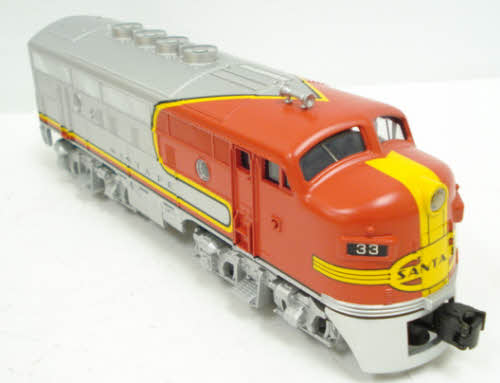 MTH 33-2017-3 Santa Fe F-3 A Unit Non-Powered Diesel Engine #33