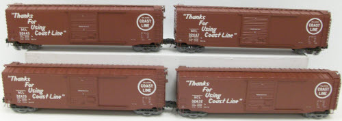 Atlas 6598 O Scale ACL PS-1 Four Boxcar Set (3 Rail)