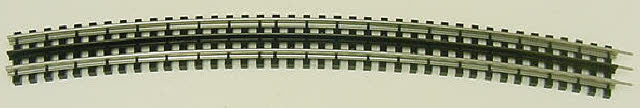 K-Line K-0624 O Shadow Rail 120" Curved Track Section