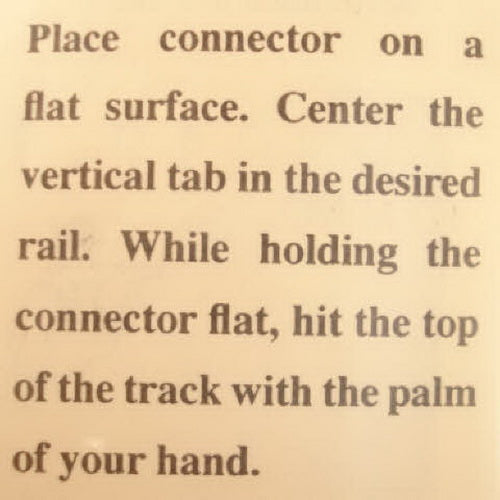Gargraves 912-1 O Solderless Inside Rail Connectors (Pack of 3)