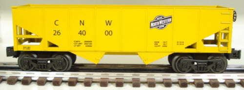 Lionel 6-26400 O Gauge Chicago and North Western 2-Bay Hopper
