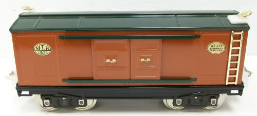 MTH 10-2035 Standard Gauge Terra Cotta/Green 200 Series Boxcar