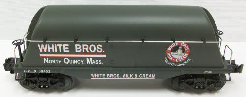 Lionel 6-39452 O Gauge White Bros. Flatcar with Milk Container