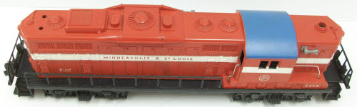 Lionel 2348 Vintage O Minneapolis & St. Louis GP-9 Diesel Locomotive