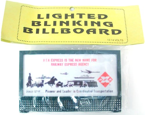 T&C REA Express Lighted Blinking Billboard