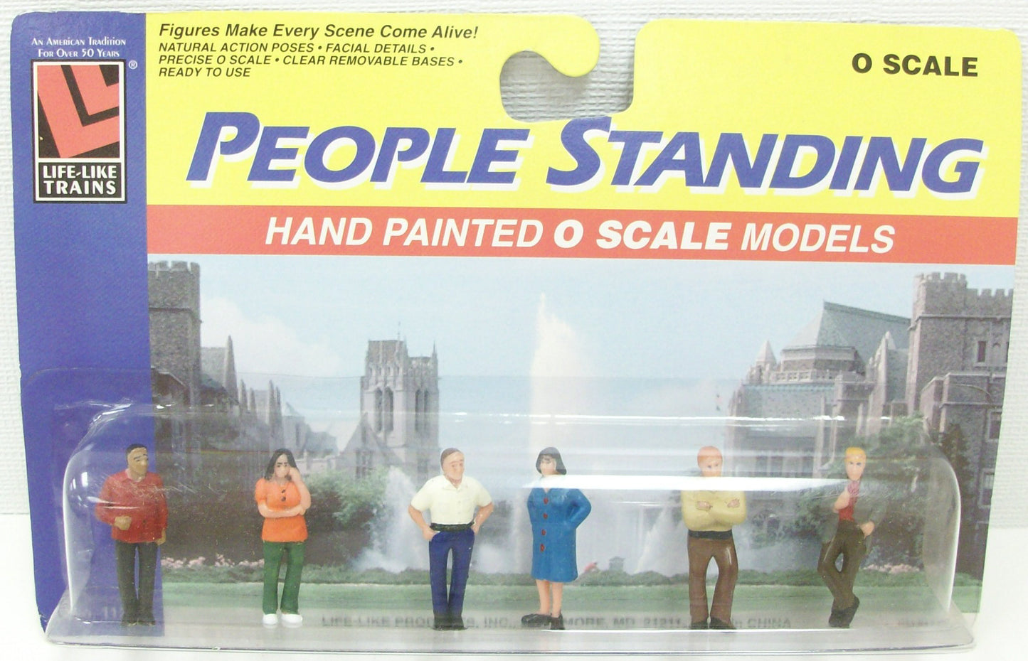 Life Like 1134 O Standing People Figures (Set of 6)