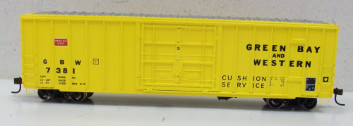 Athearn 87405 GB&W 50' FMC Plug Door Boxcar 7381