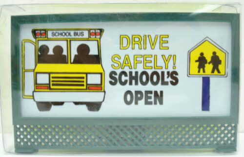 T&C Drive Safely Lighted Blinking Billboard