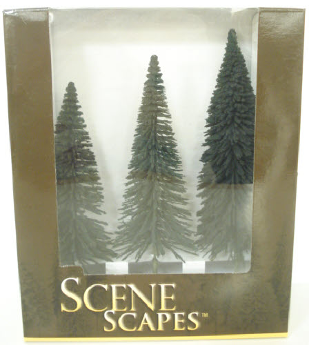 Bachmann 32201 Scene Scapes 8"-10" Pine Trees (Set of 3)