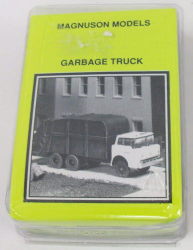 Magnuson Models 439-955 HO Resin Garbage Truck Kit