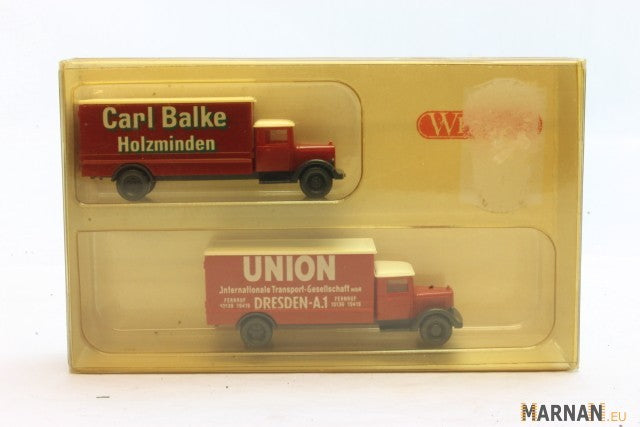 Wiking 9440222 N Carl Balke & Union MB Trucks