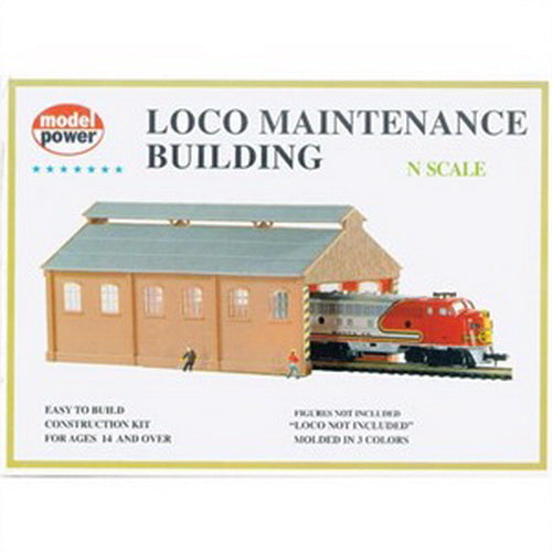 Model Power 1516 Loco maintenance building