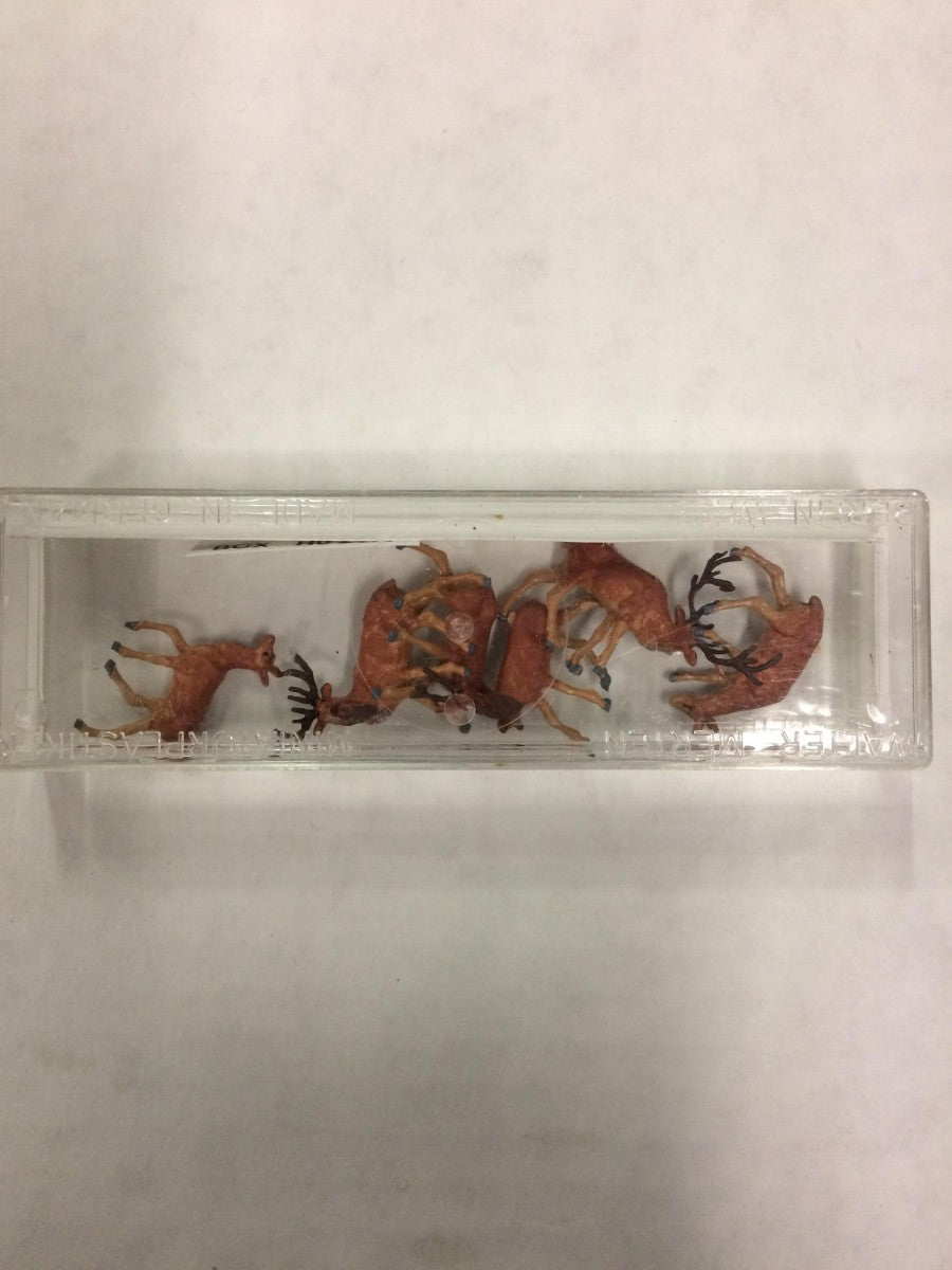 Merten 2410 HO Animals Red Stags (Box of 6)