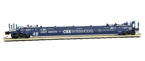Micro-Trains 13500082 N CSX 70' Husky Stack Well Car #620316B