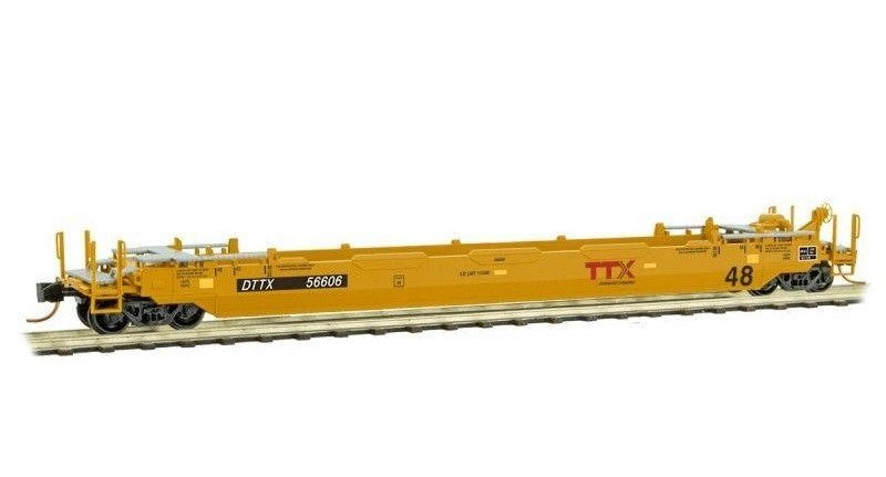Micro-Trains 13500011 N Trailer Train TTX 70' Husky Stack Well Car #56606