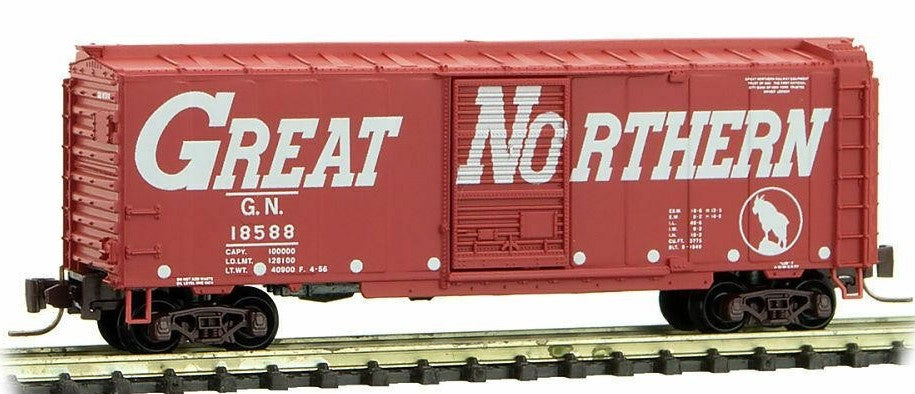 Micro-Trains 50000950 Z Great Northern 40' Standard Single Door Box Car #18588