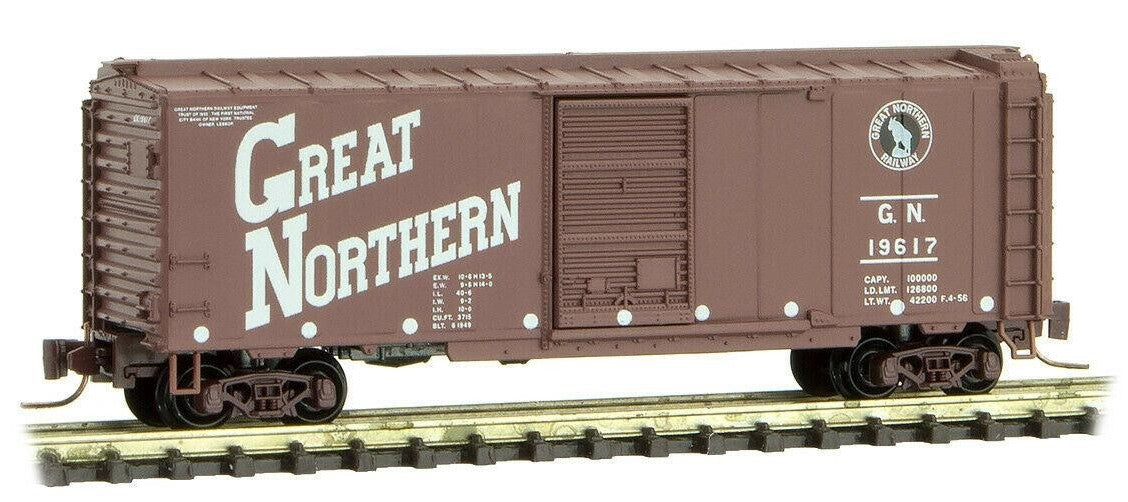 Micro-Trains 50000940 Z Great Northern 40' Standard Single Door Box Car #19617
