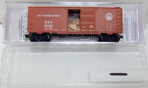 Micro-Trains 02000826 N Baltimore & Ohio 40' Standard Single Door Boxcar #467004