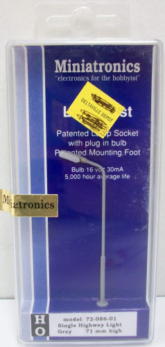 Miniatronics 72-086-01 HO Scale Single Hi-way Light-Gray