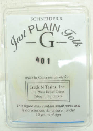 Just Plain Folk 401 G Scale Sitting Woman w/Hat Figure