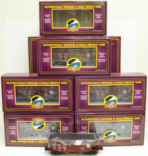 MTH 20-90343 O Pennsylvania Fish Belly Hopper Car Set (Set of 6)