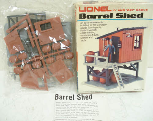 Lionel 6-2718 O & O27 Gauge Barrel Shed Building Kit