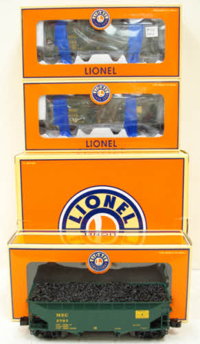 Lionel 6-11884 O Gauge Maine Central Offset 3-Car Hopper Set