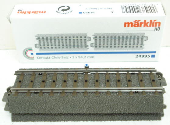 Marklin 24995 HO Scale Insulated Control C Track Set (Pack of 2)