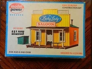 Model Power 406 HO Scale Saloon Building Kit