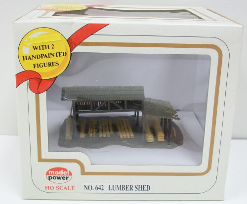 Model Power 642 HO Scale Lumber Shed Building
