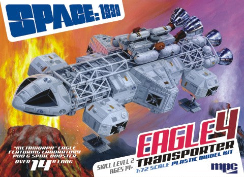 MPC 979 1:72 Space 1999: Eagle 4 Transporter with Lab Pod Plastic Model Kit